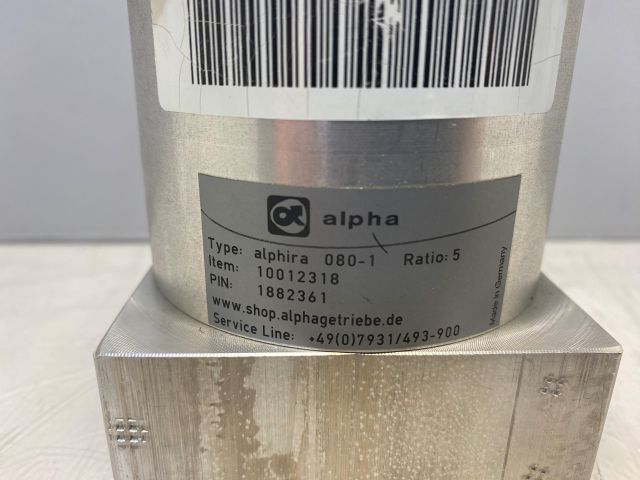alpha Planetengetriebe alphira 080-1 / 10012318