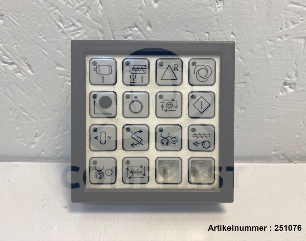 Arburg 667 Tastenfeld / 123.498