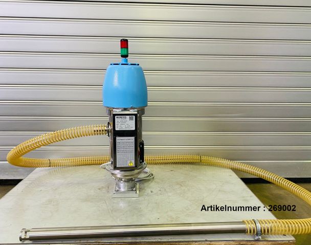 Moretto F1F30K W Fördergerät 230V inkl. Trichter + Schlauch und Lanze
