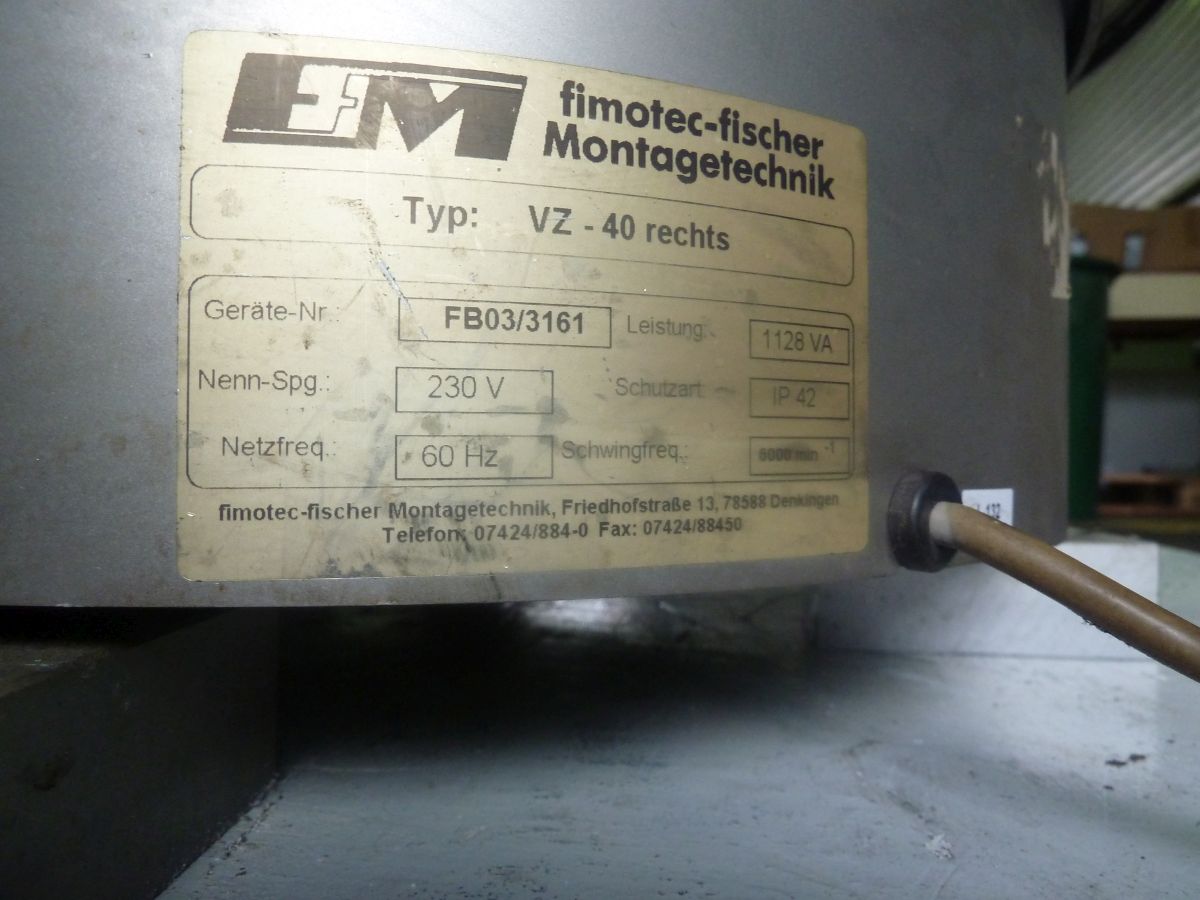 Fimotec-Fischer Montagetechnik Rütteltopf rechts, VZ-40-rechts / FB03-3161