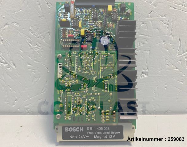 BOSCH 0 811 405 028 Prop. Verst. Karte - 2stuf. Regelv.