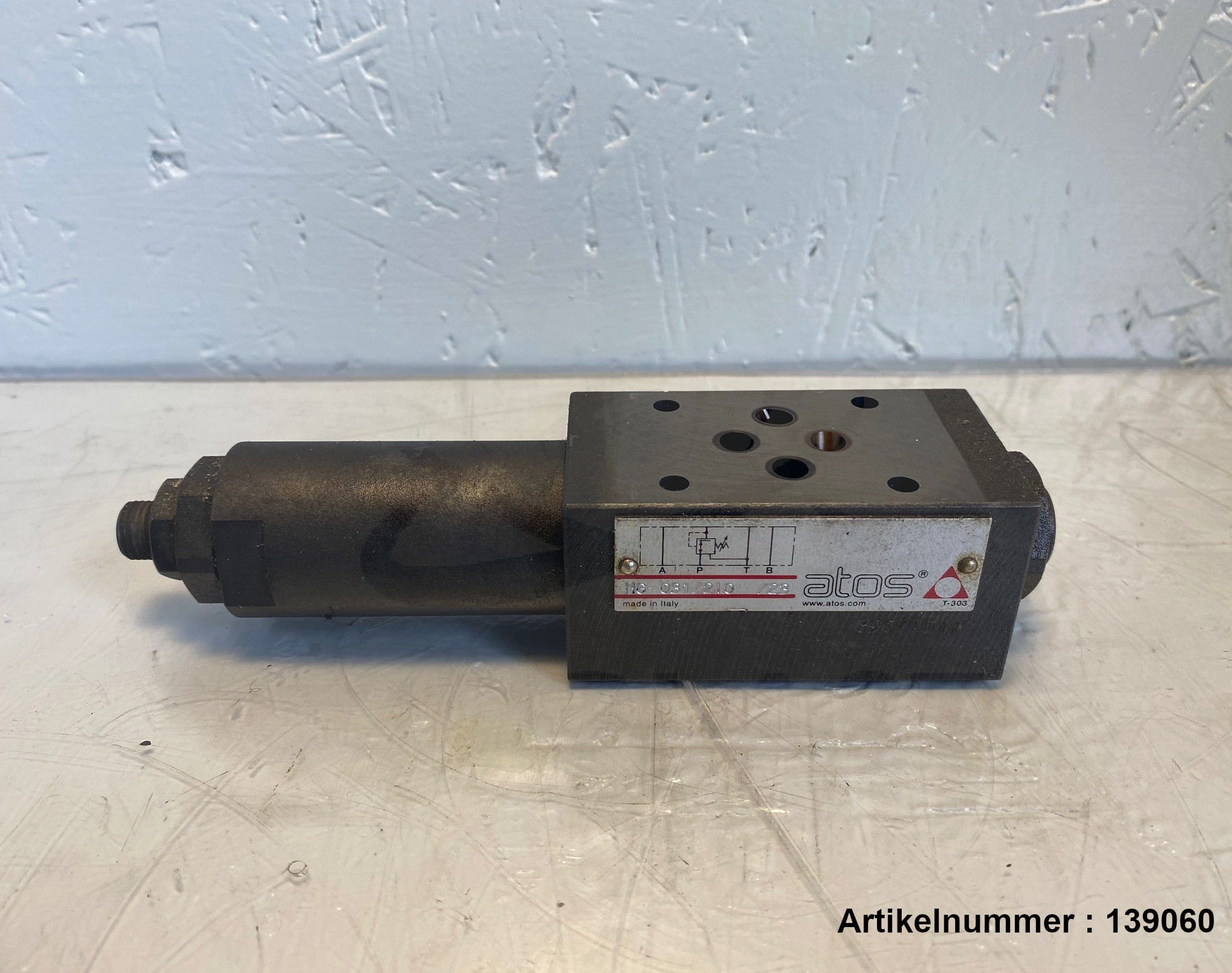 Atos Intermediate Plate Pressure Reducing Valve HG-031/210