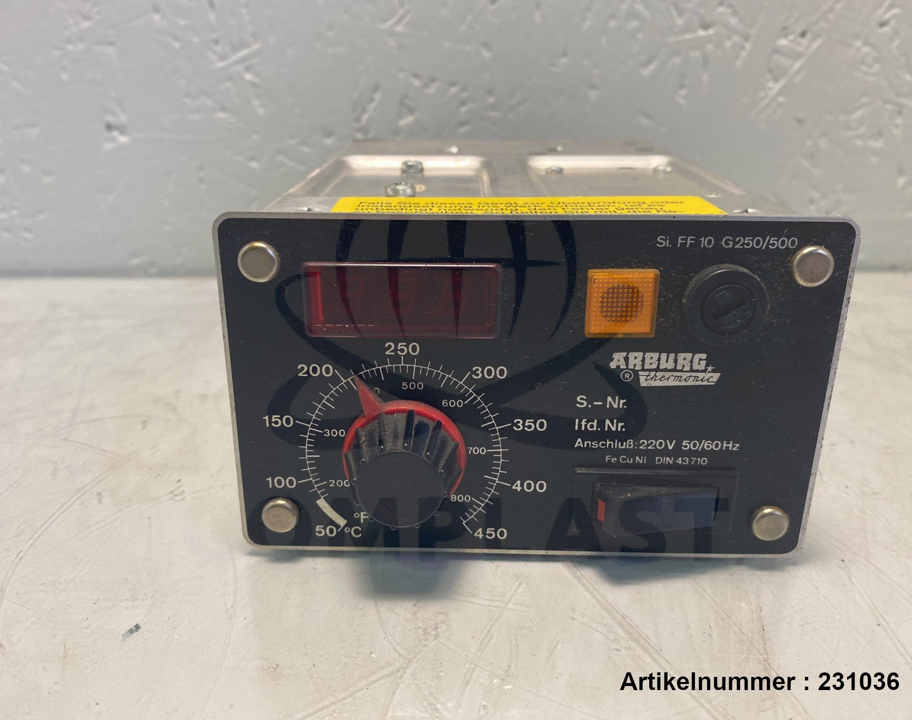 Arburg heating controller Si. FF 10 G250/500 / 46531