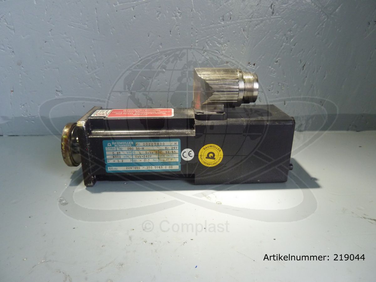 Baumüller Nürnberg AC motor, DSG 36-M / 00200830/H