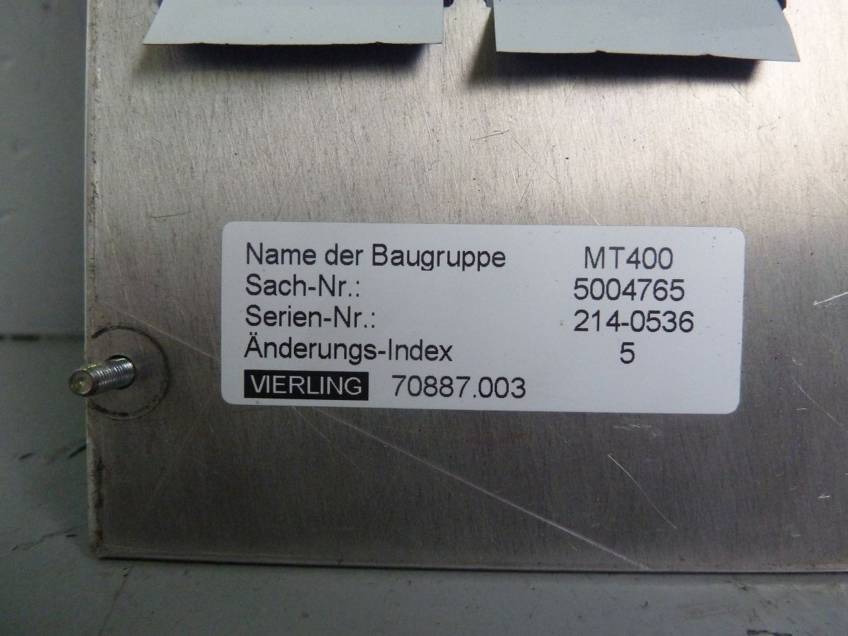 Krauss Maffei Bedieneinheit ohne Monitor MT400 / 5004765