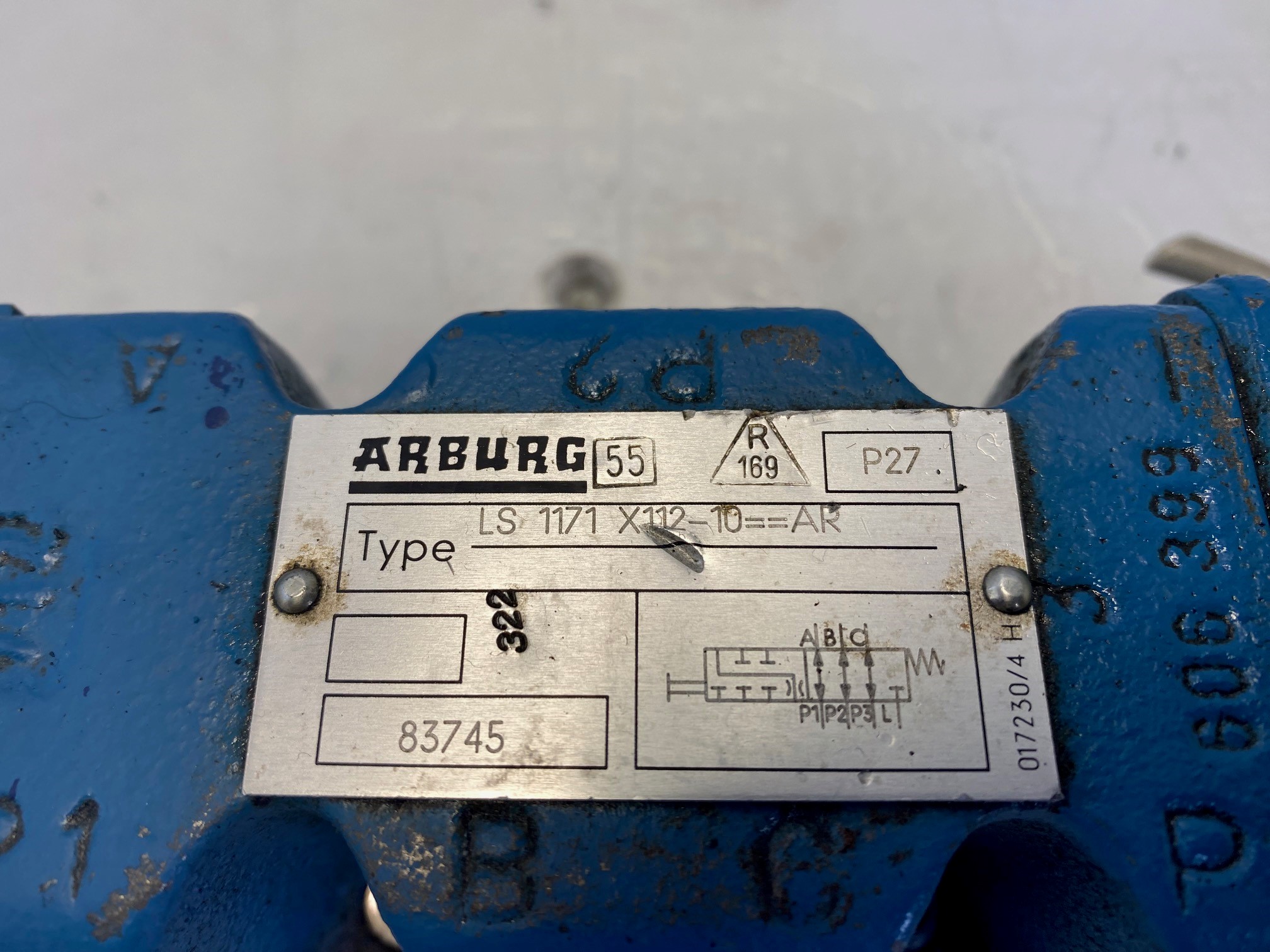Arburg Sicherheitsventil 83.745 / LS 1171 X112 1X
