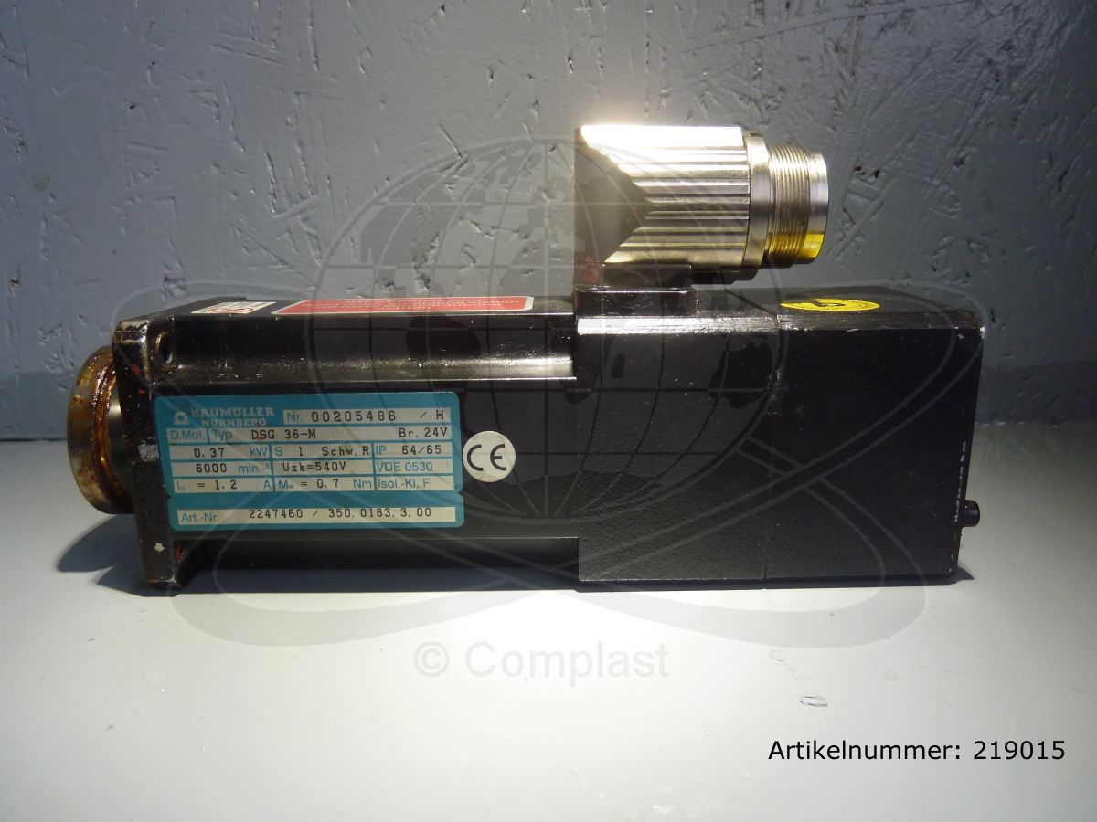 Baumüller Nürnberg AC-Motor, DSG 36-M / 00205486/H