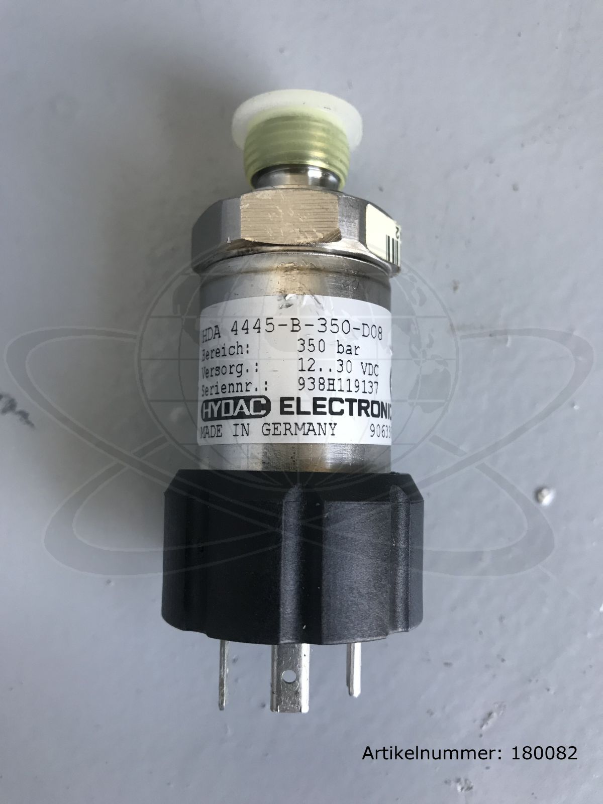 HYDAC hydraulic pressure sensor 350 Bar / HDA 4445-B-350-D08 / 10007632