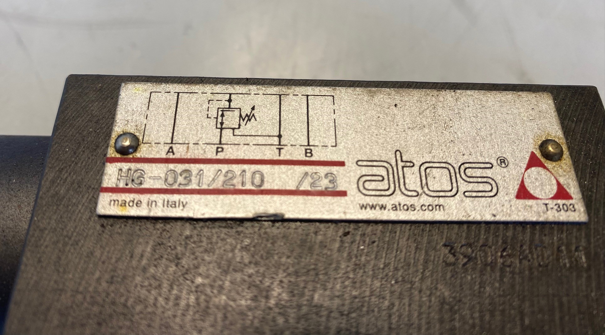 Atos Zwischenplatten-Druckminderventil HG-031/210