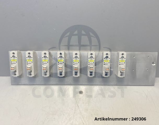 8x Siemens Sirius Lastrelais auf Aluplatte / 0613168 / 3RF2150-1AG06-1KK0