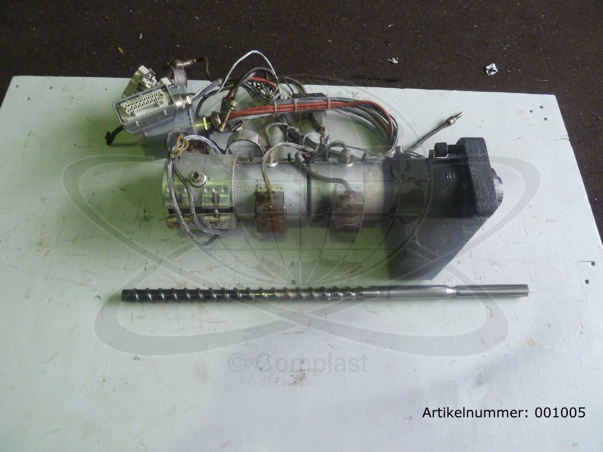 Ferromatik Milacron Plastifiziereinheit Ø 25 mm, vertikal, verschleißfest