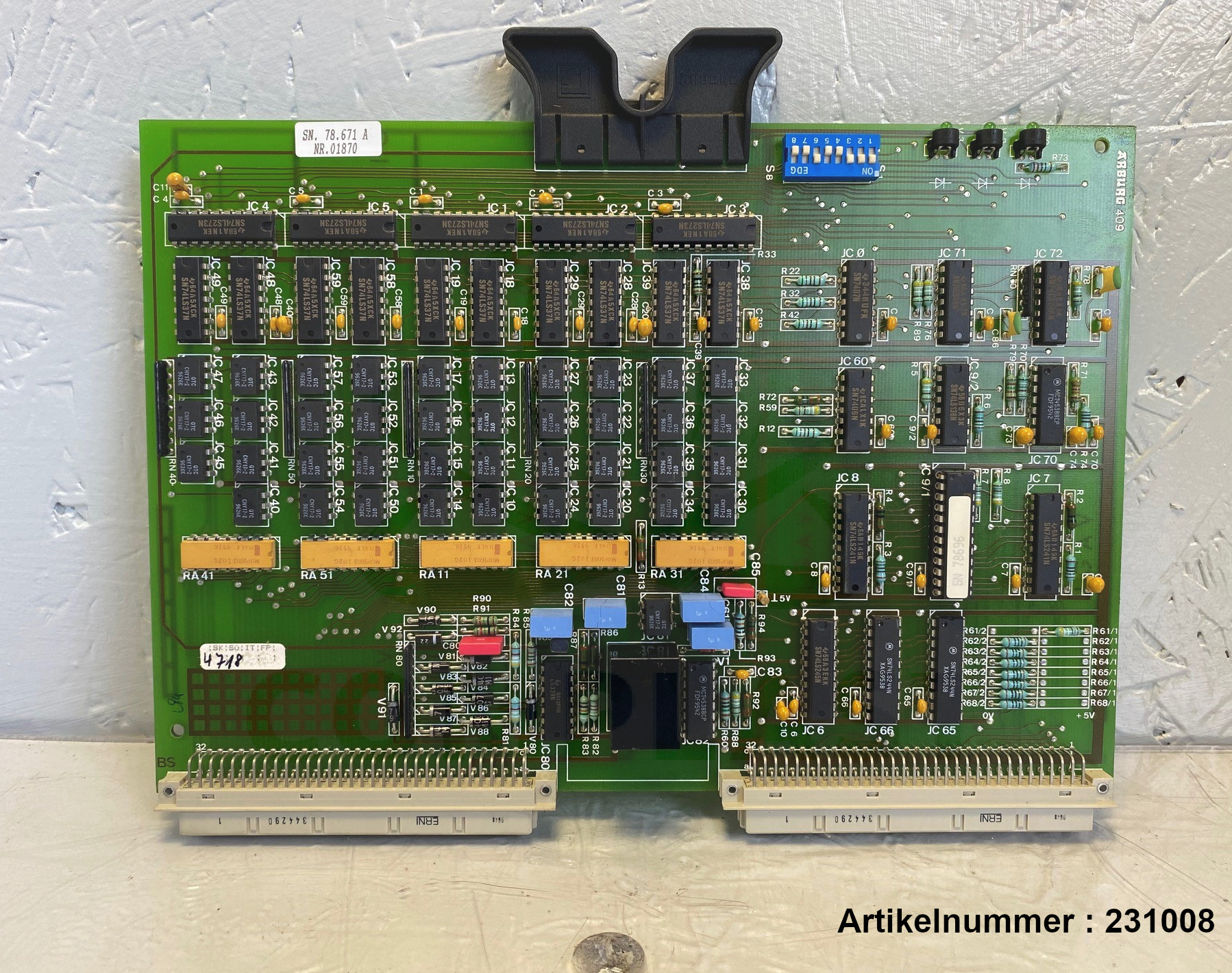 Arburg 409 ouput card / Dialogica / 78.671 A