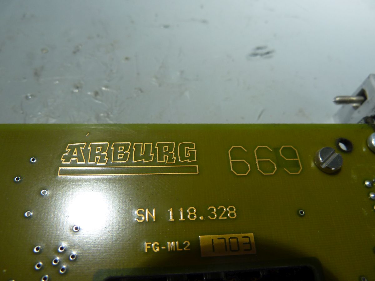 Arburg 669 Basis Board Card / 118.328