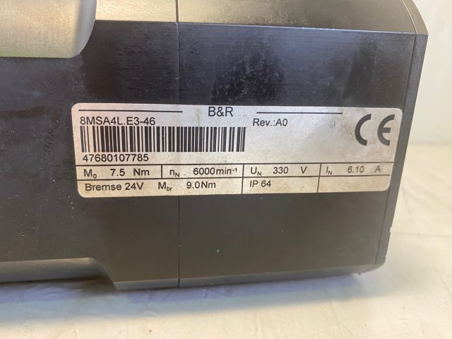 B&R Servomotor mit Bremse 8MSA4L.E3-46 / 7889030023