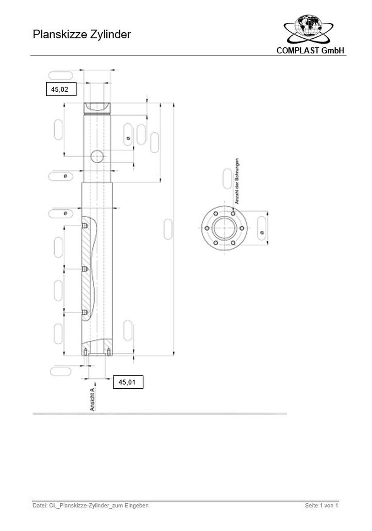 Ferromatik Milacron Plastifiziereinheit IU450, Ø 45 mm - Complast GmbH