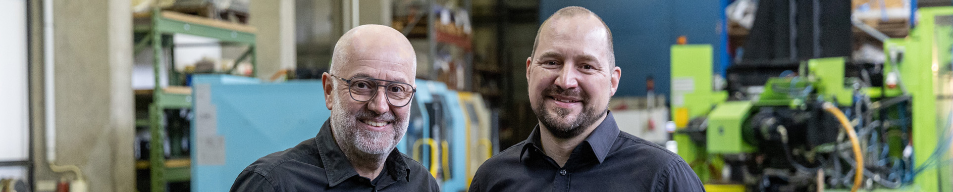 Die Geschäftsführer Andreas Murr und Peter Neuss Die neue Generation im Familienunternehmen Complast