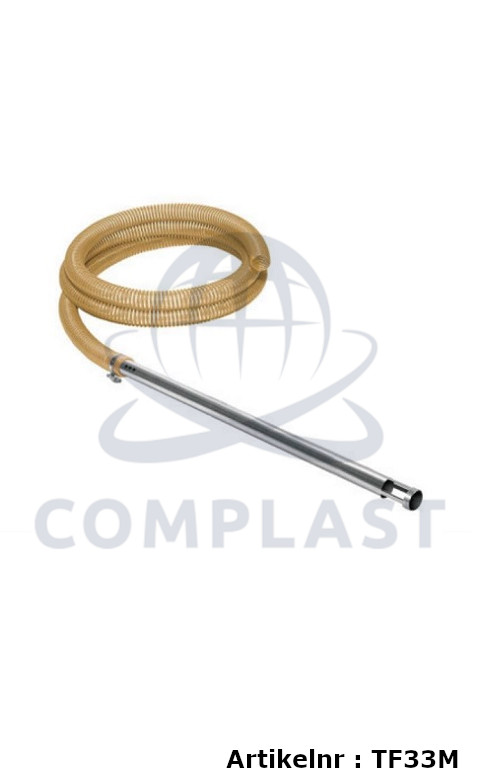 Moretto flexible hose with single tube probe D30, 3 m