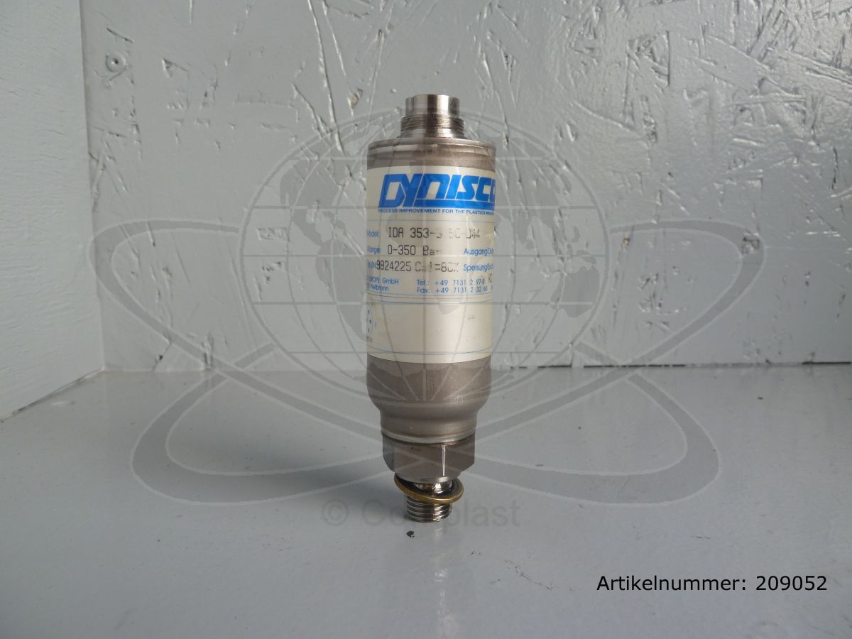Dynisco hydraulic sensor pressure range 350 bar, IDA 353-3,5C-D44 / 9824225