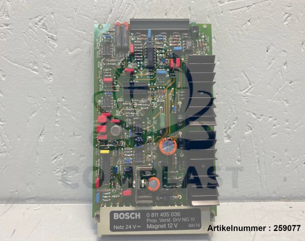 BOSCH 0 811 405 036 Prop. Verst. Karte / NG 10