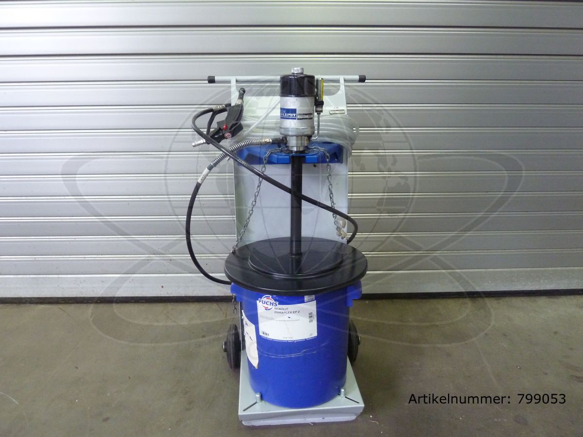 Tecalemit high pressure grease press, mobile