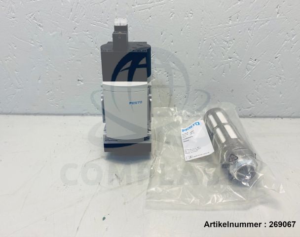Festo / MS6-SV-1 / 2-C-10V24-S / Druckaufbau- und Entlüftungsventil mit Schalldämpfer U-3/4-B