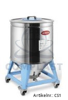 Moretto 240 Ltr. Edelstahl-Lagerbehälter auf Rollen