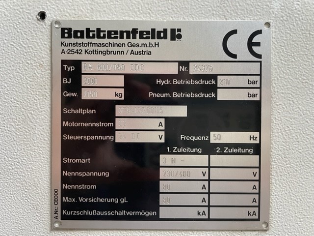 Battenfeld BA600-50CDC