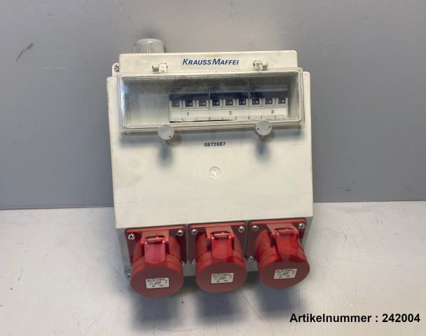 ABL socket outlet combination 3x 400V/16A / 0872887 / F51S300