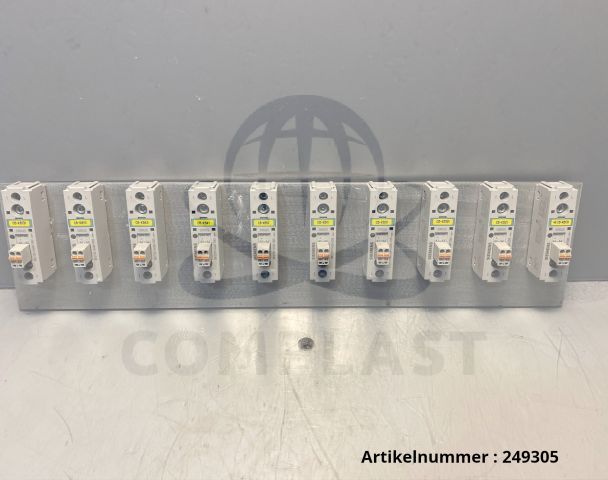10x Siemens Sirius Lastrelais auf Aluplatte / 0613168 / 3RF2150-1AG06-1KK0