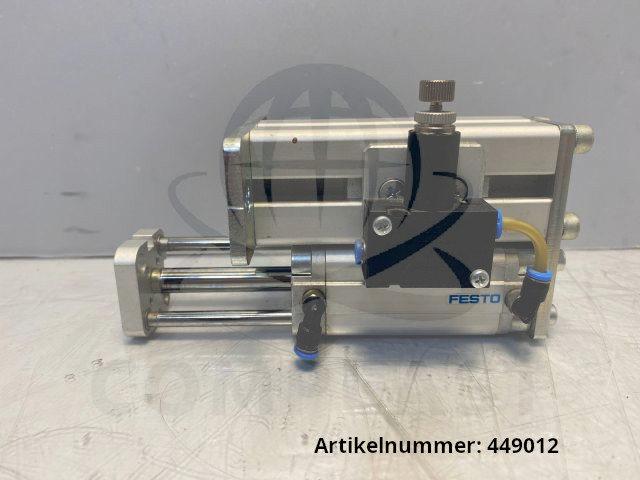 Festo compact cylinder ADVUL-20-50-P-A and pressure control valve LR-QS-4 / 156865, 153540
