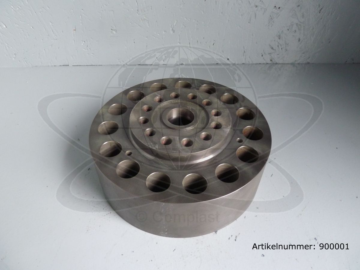 Ferromatik Milacron adapter flange  Ø 200 mm / 70 mm adaptiert auf Ø 100 mm / 30 mm