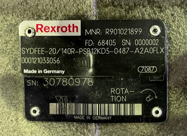 Rexroth 3-fach, AKP140 / AKP140 / AKP71 / 02004-0961 / SYDFEE-2X/140R / A10VS0 71 DR