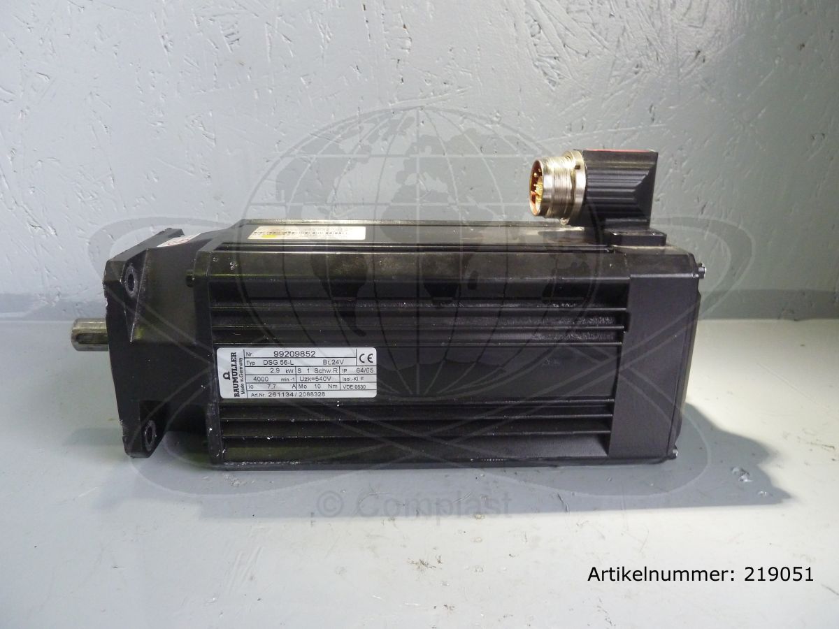 Baumüller Nürnberg Servomotor, DSG 56-L / 99209852