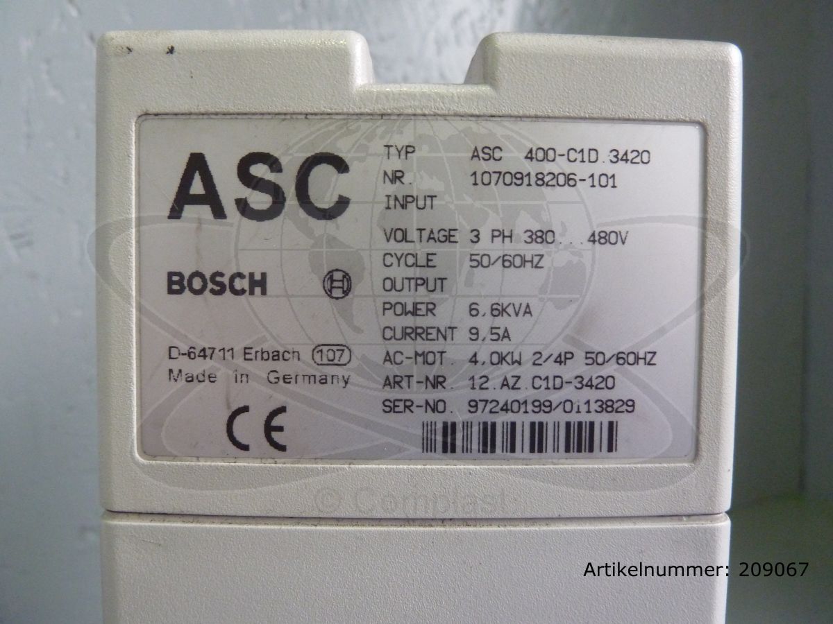 BOSCH Frequenzumrichter, ASC 400-C1D.3420 / 1070918206-101