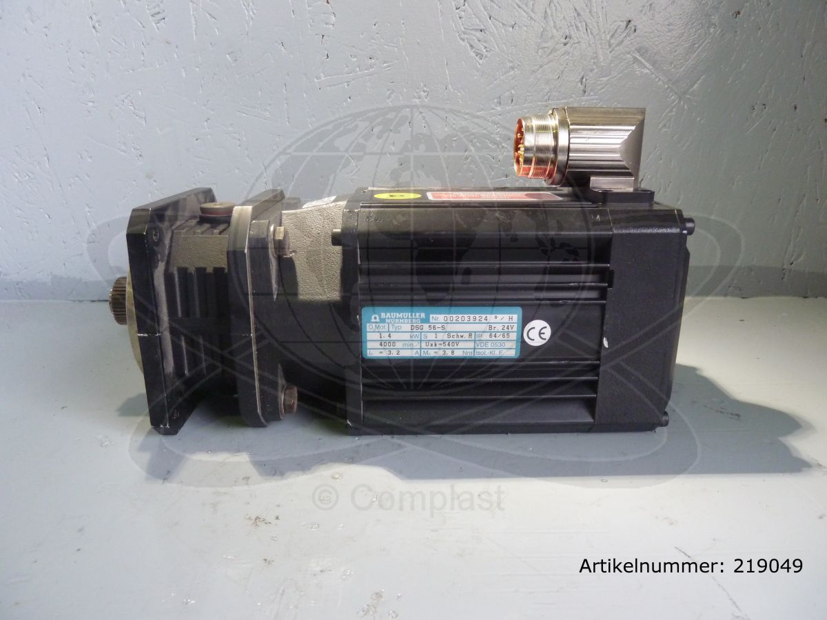 Baumüller Nürnberg Servomotor, DSG 56-S / 00203924/H