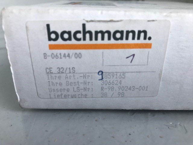 Bachmann Karte CE 32/1S / B-06144/00