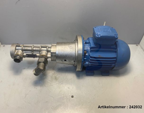WEG / SEIM three-phase motor 1.5 kw with screw pump 90S-02, MD032#2AE2141