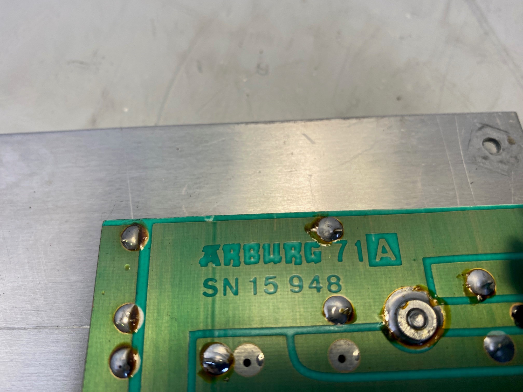 Arburg 71A transistor plate / 35.478 - Complast GmbH