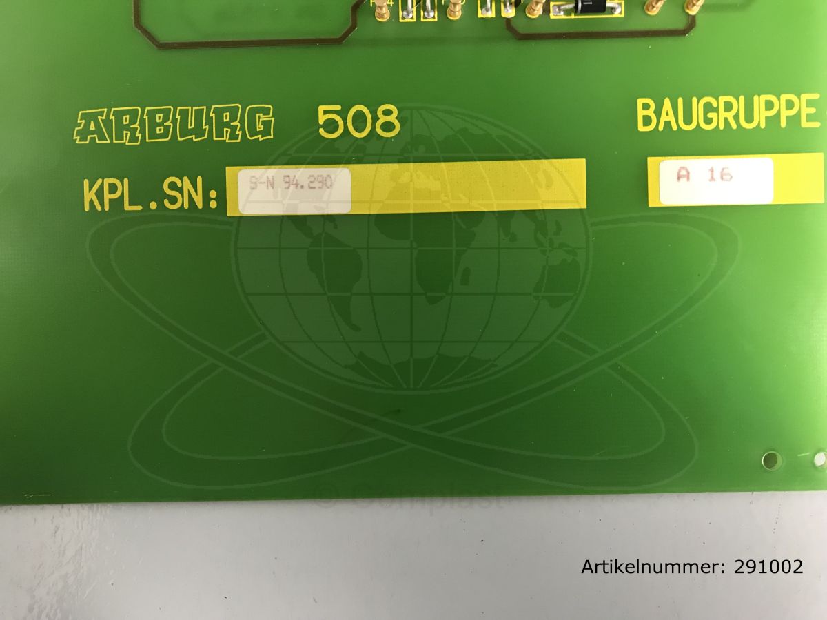 Arburg 508 Elektronikkarte ARB 508 / 94.290