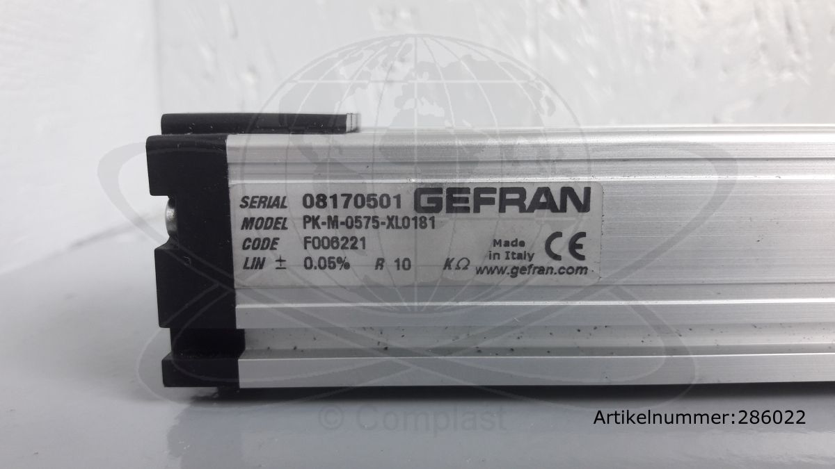 Gefran Wegaufnehmer 6 R500 590 mm / PK-M-575-XL0181
