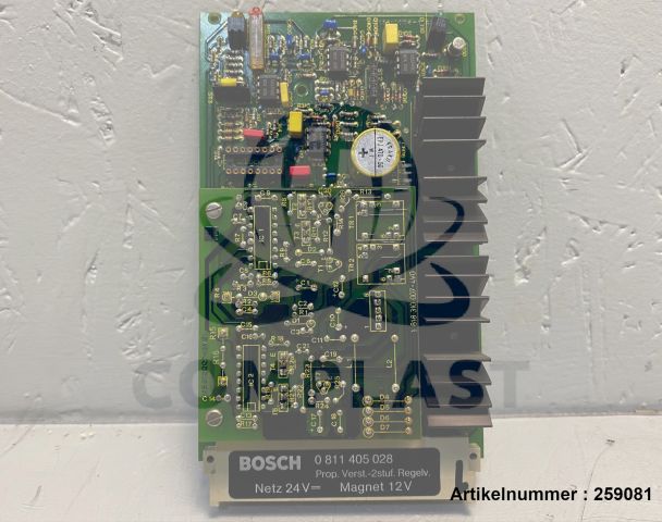 BOSCH 0 811 405 028 Prop. Verst. Karte - 2stuf. Regelv.